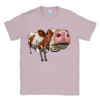 Lilac cute simmental cow Classic Tee - LillyAllenDesigns