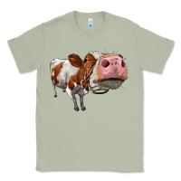 Matcha cute simmental cow Classic Tee - LillyAllenDesigns