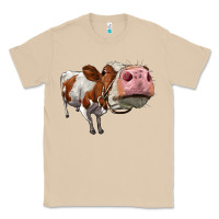 Mushroom cute simmental cow Classic Tee - LillyAllenDesigns
