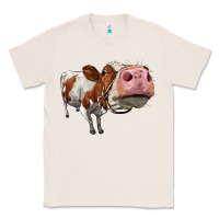 Natural cute simmental cow Classic Tee - LillyAllenDesigns