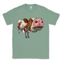 Sage cute simmental cow Classic Tee - LillyAllenDesigns