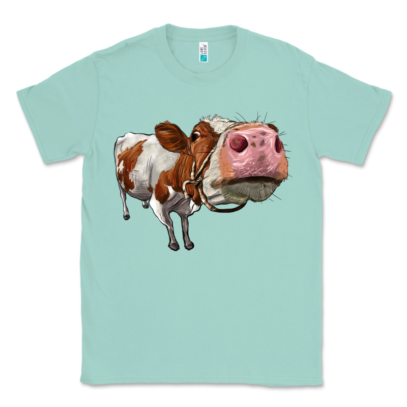 Cute Simmental Cow Classic Tee by LillyAllenDesigns | Teevron