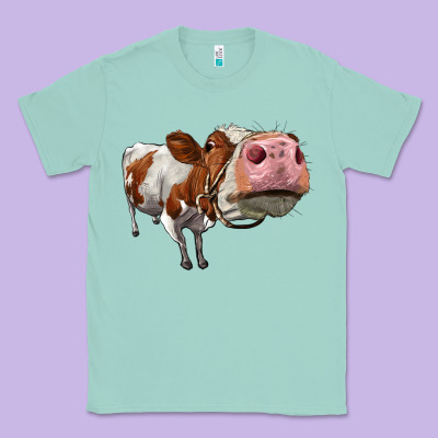 Cute Simmental Cow Classic Tee Designed By Lillyallendesigns