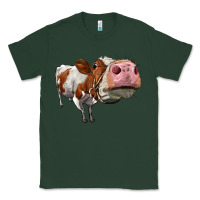 Sports Green cute simmental cow Classic Tee - LillyAllenDesigns