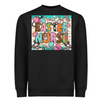Black easter nurse Heavyweight Sweatshirt - NancyCooperArtShop