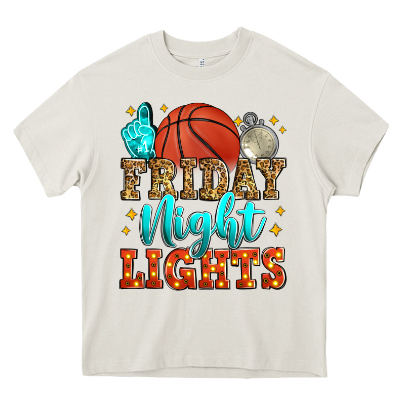 Friday Night Lights Basketball Heavy Core Tee by Zillion Design Studio | Teevron