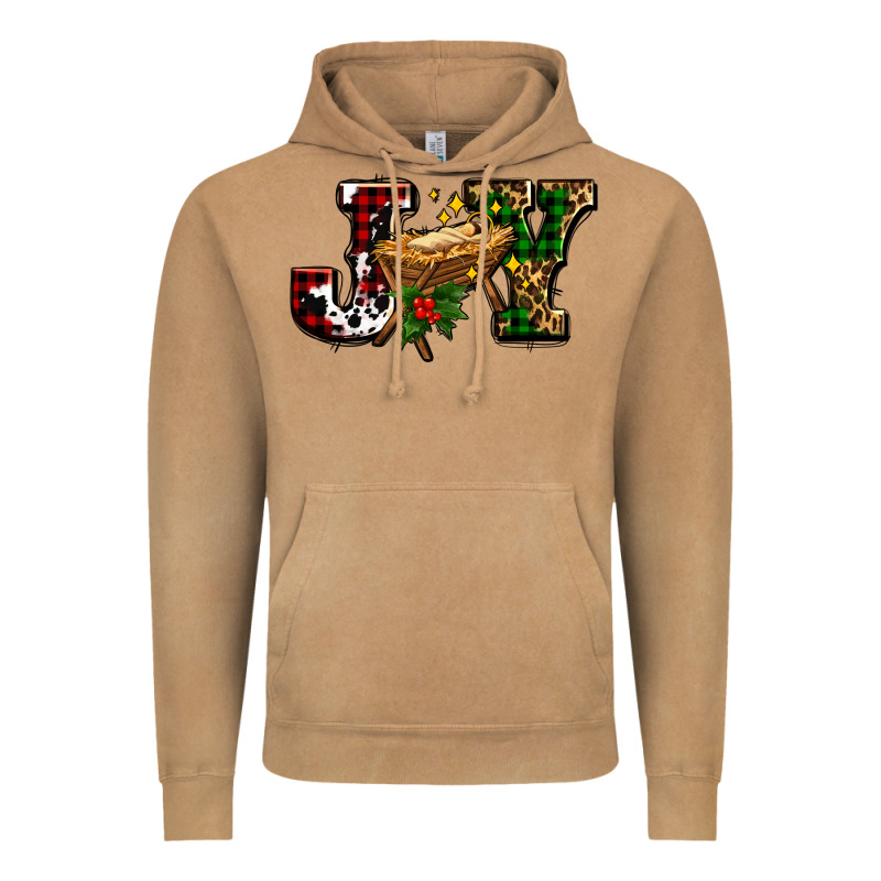 Joy With Baby Jesus Ado Vintage Hoodie by AdoDesignShop | Teevron