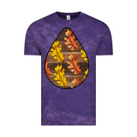 Cloud Purple Fall Teardrop Vintage Tee - LillyAllenDesigns