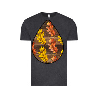 Vintage Black Fall Teardrop Vintage Tee - LillyAllenDesigns