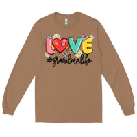 Toasted Coconut love grandma life Long Sleeve Tee - MaliasSmallBusiness