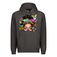 Smoke 90s messy bun Premium Hoodie - texasbilliewilder