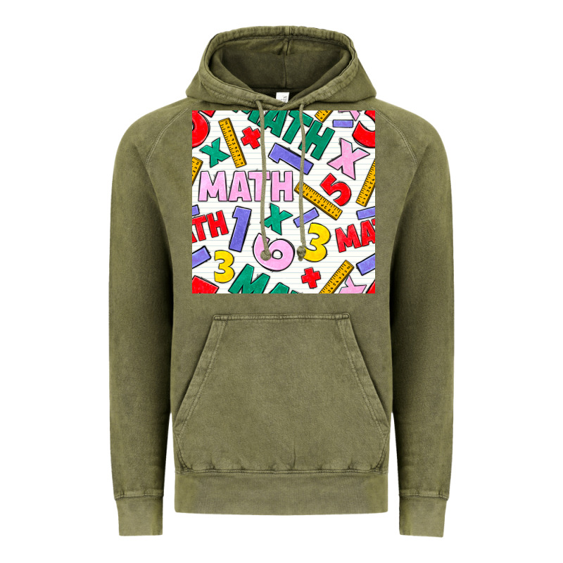 Math Seamless Pattern Vintage Hoodie by BundleAndBundleShop | Teevron