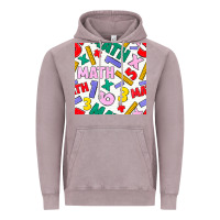 Vintage Zinc math seamless pattern Vintage Hoodie - BundleAndBundleShop