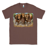 Chestnut 3 red angus bulls Classic Tee - LillyAllenDesigns