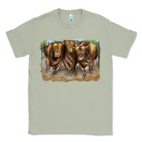 Matcha 3 red angus bulls Classic Tee - LillyAllenDesigns
