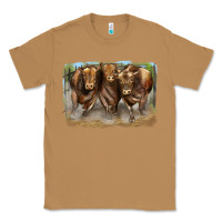 Toasted Coconut 3 red angus bulls Classic Tee - LillyAllenDesigns