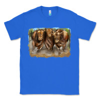 True Royal 3 red angus bulls Classic Tee - LillyAllenDesigns