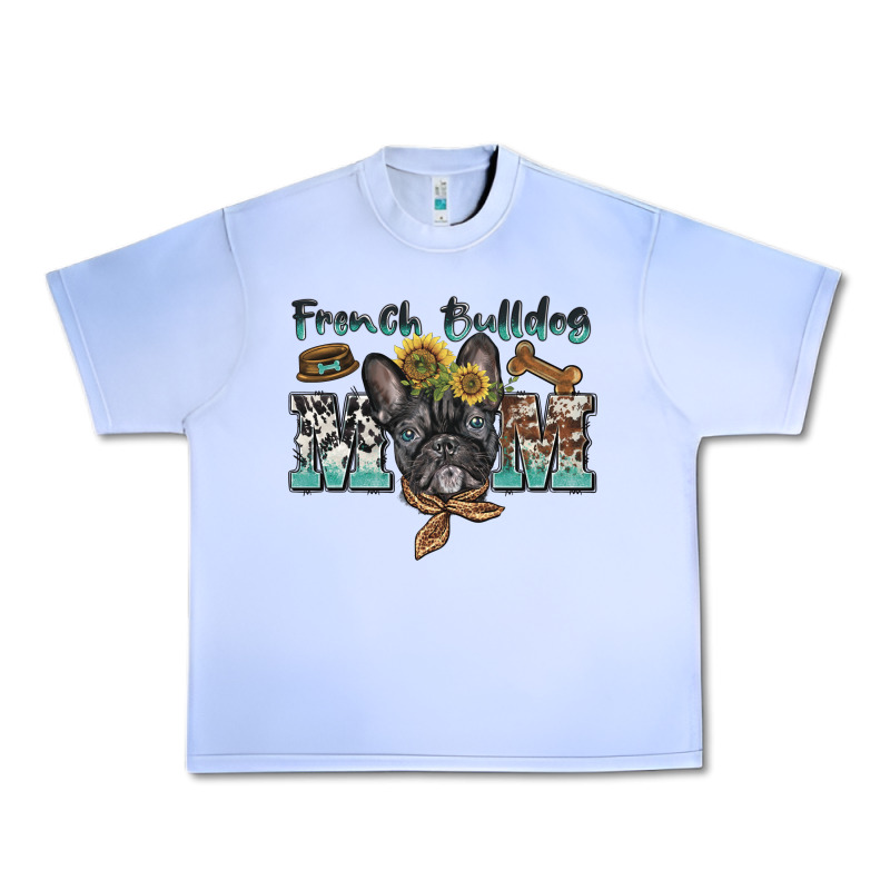 French Bulldog Mom Urban Heavy Tee by BarkalooDesign | Teevron