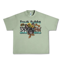 Oil Green french bulldog mom Urban Heavy Tee - BarkalooDesign