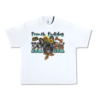 White french bulldog mom Urban Heavy Tee - BarkalooDesign