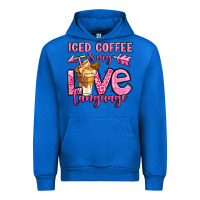 Cobalt iced coffee is my love language Urban Hoodie - OliviaCreatesArt