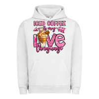 Pigment Lunar Rock iced coffee is my love language Urban Hoodie - OliviaCreatesArt