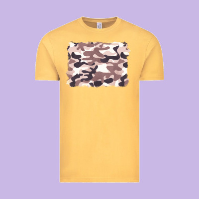 Milky Camouflage Vintage Tee Designed By Barkaloodesign