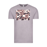 Vintage Zinc milky camouflage Vintage Tee - BarkalooDesign