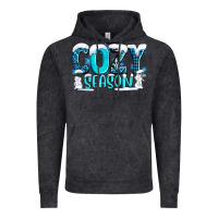 Vintage Black cozy season with snowman ado Vintage Hoodie - AdoDesignShop