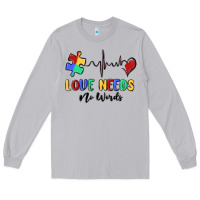 Moon Dust love needs no words Long Sleeve Tee - MaliasSmallBusiness