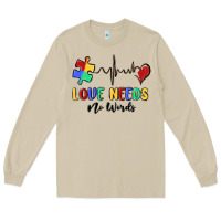 Mushroom love needs no words Long Sleeve Tee - MaliasSmallBusiness