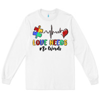 White love needs no words Long Sleeve Tee - MaliasSmallBusiness