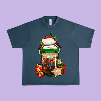 Christmas Vacation Trapper Hat Coffee Cup Urban Heavy Tee Designed By Jasminsmagicworld