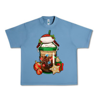 Pebble Blue Christmas vacation trapper hat coffee cup Urban Heavy Tee - Jasminsmagicworld