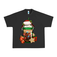 Pigment Black Christmas vacation trapper hat coffee cup Urban Heavy Tee - Jasminsmagicworld