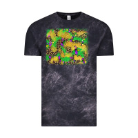 Cloud Black mardi gras fleur de lis and leopard background Vintage Tee - AdoDesignShop