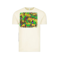 Vintage Arctic mardi gras fleur de lis and leopard background Vintage Tee - AdoDesignShop