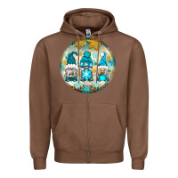 Chestnut Winter Gnomies Ornament Zipper Hoodie - BundleAndBundleShop