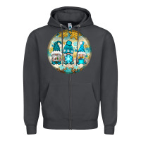 Smoke Winter Gnomies Ornament Zipper Hoodie - BundleAndBundleShop