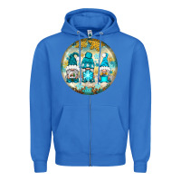 True Royal Winter Gnomies Ornament Zipper Hoodie - BundleAndBundleShop
