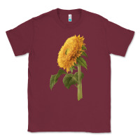 Burgundy teddy bear sunflower Classic Tee - LillyAllenDesigns