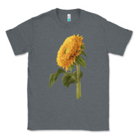 Charcoal Heather teddy bear sunflower Classic Tee - LillyAllenDesigns
