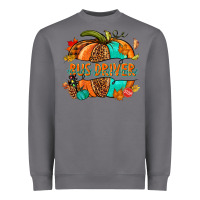 Storm bus driver pumpkin Heavyweight Sweatshirt - NancyCooperArtShop