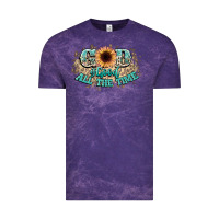 Cloud Purple god is good all the time Vintage Tee - NancyCooperArtShop