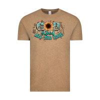 Vintage Coffee god is good all the time Vintage Tee - NancyCooperArtShop