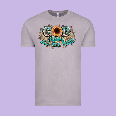 God Is Good All The Time Vintage Tee Designed By Nancycooperartshop