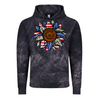 Cloud Black sunflower american flag Vintage Hoodie - JahusDesignShop