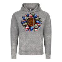 Cloud Rock sunflower american flag Vintage Hoodie - JahusDesignShop