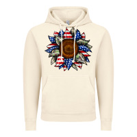 Vintage Artic sunflower american flag Vintage Hoodie - JahusDesignShop