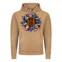 Vintage Camel sunflower american flag Vintage Hoodie - JahusDesignShop